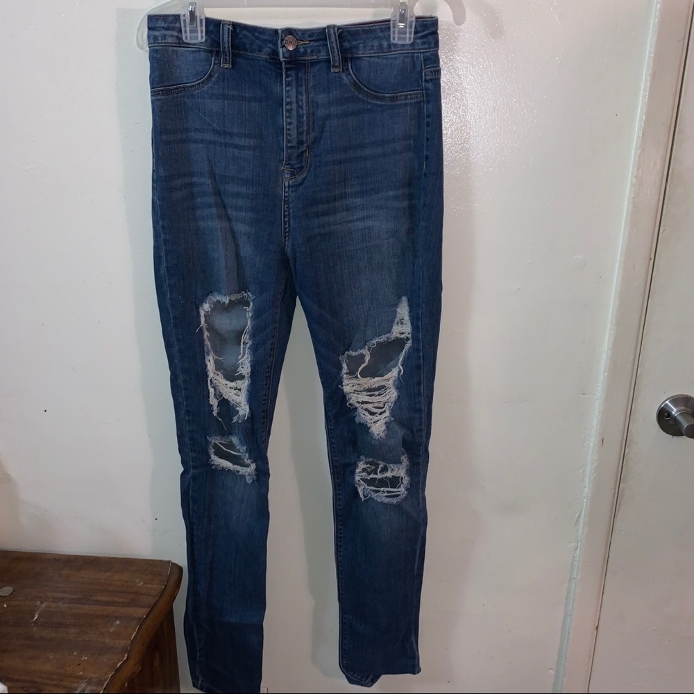 Cello blue ripped jeans